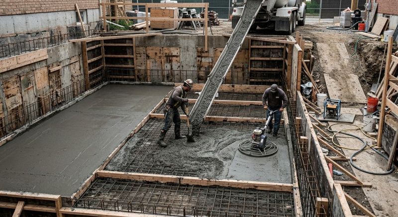 Basement Concrete Installation in Fayette County, GA