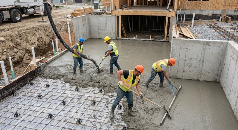 Basement Concrete Installation in Milner, GA