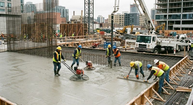 Commercial Slab Construction in Coweta County, GA