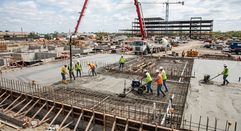 Commercial Slab Construction in Henry County, GA