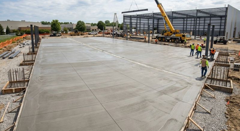 Commercial Slab Construction in Newnan, GA