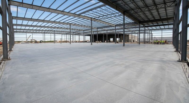 Commercial Slab Installation in Williamson, GA