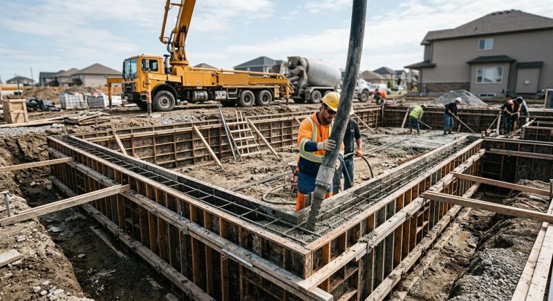 Foundation Wall Pouring in Fairburn, GA