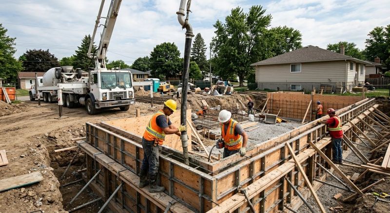 Foundation Wall Pouring in Forest Park, GA