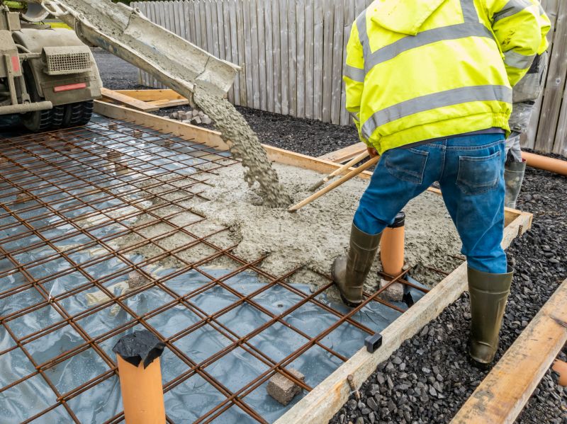 Basement Concrete Pouring